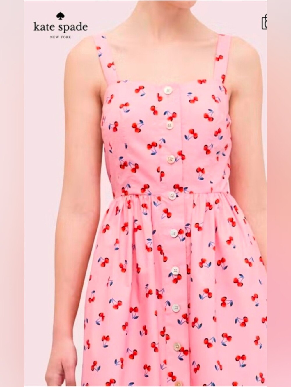 Kate Spade Cherry Dress. Size 4